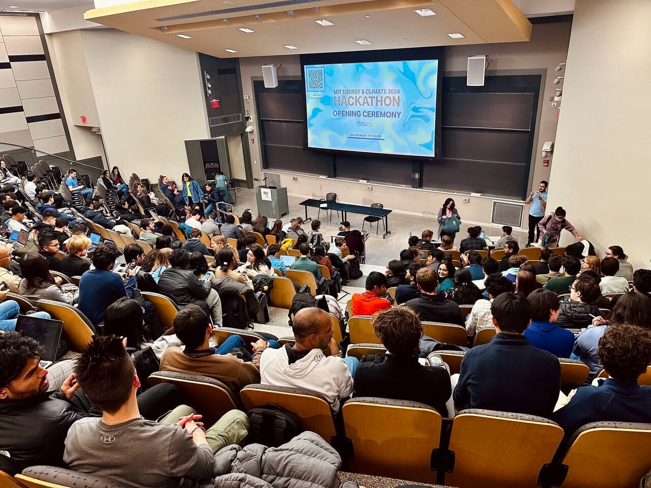 Opening ceremony of the MIT Energy & Climate 2024 Hackathon